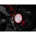 DBK Special Parts (Ducabike) EVO LED Clear Wet Clutch Cover for the Hypermotard 698 Mono DBK Special Parts (Ducabike) EVO LED Clear Wet Clutch Cover for the Hypermotard 698 Mono